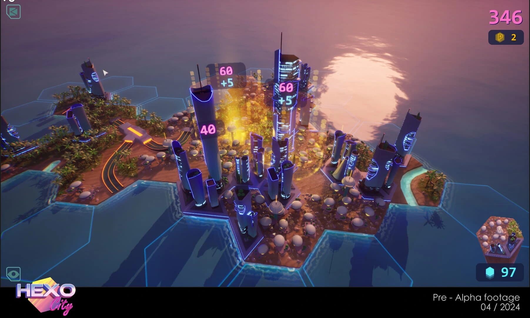 HexoCity screenshot 2
