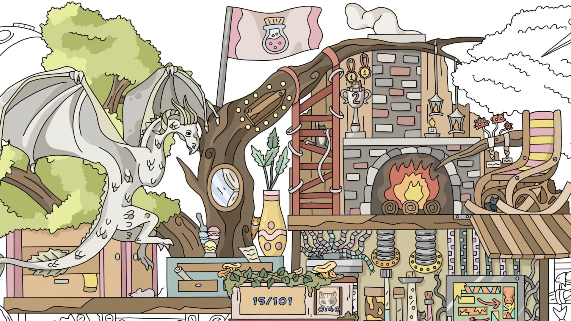 Hidden Cats 5: Magic Tree screenshot 2