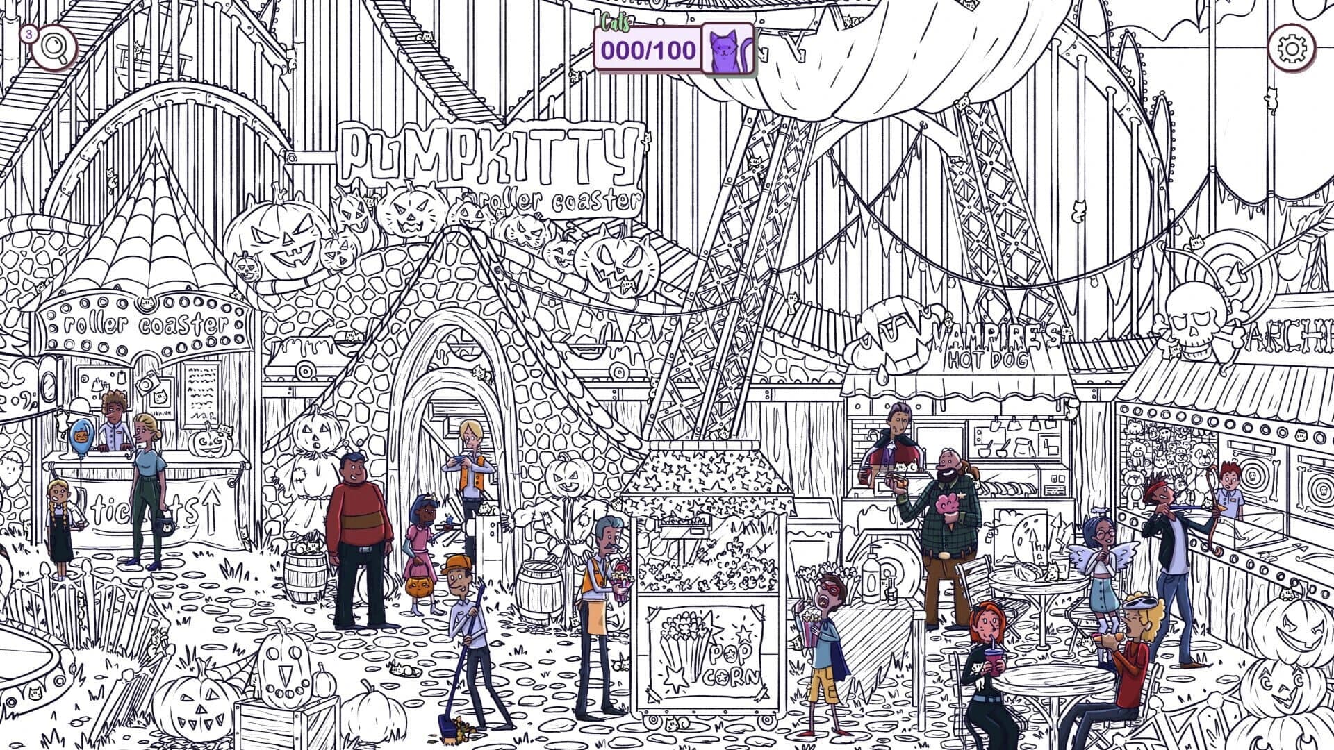 Hidden Cats in Spooky Town screenshot 4