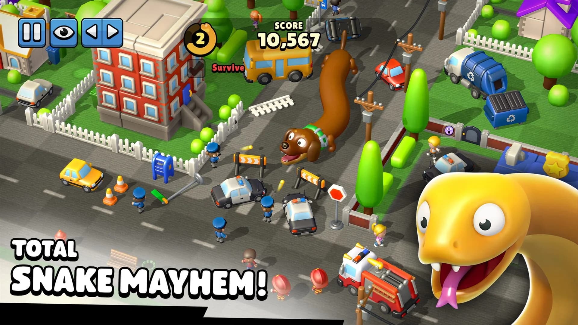 Hissy Fit: Make Snake Break screenshot 1