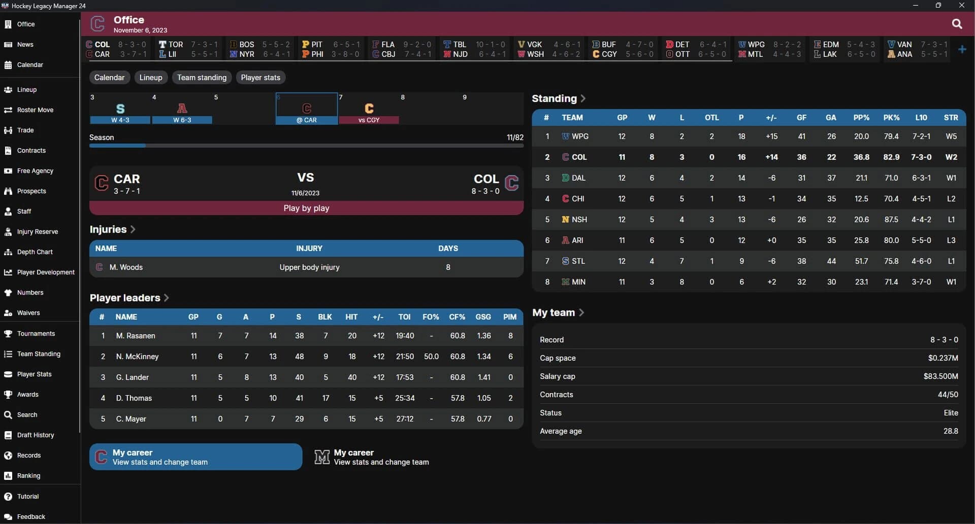 Hockey Legacy Manager 24 screenshot 5