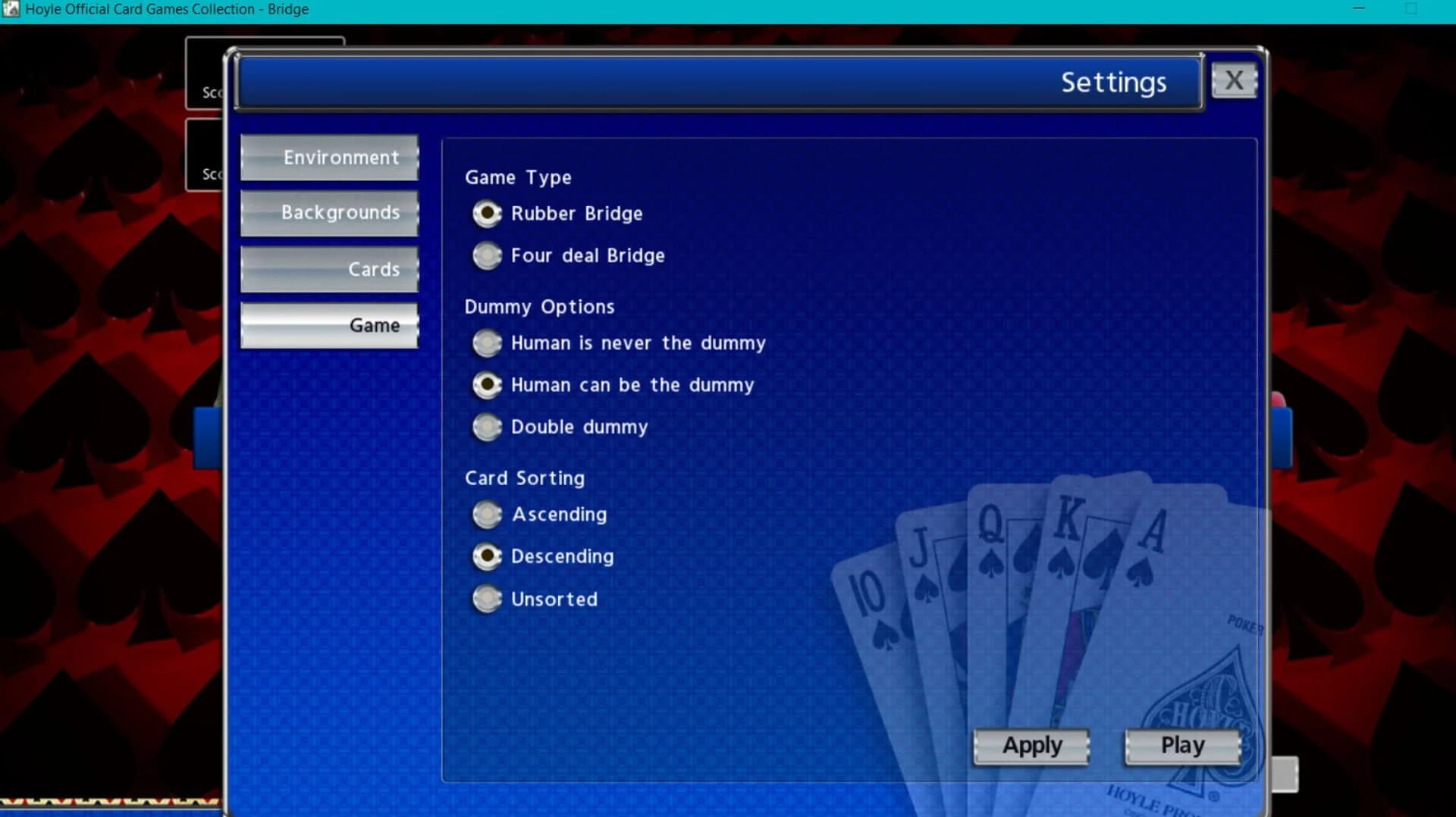 Hoyle Official Card Games Collection screenshot 1
