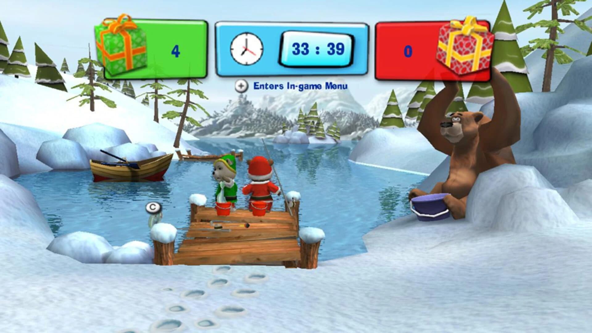 Hubert the Teddy Bear: Winter Games screenshot 2