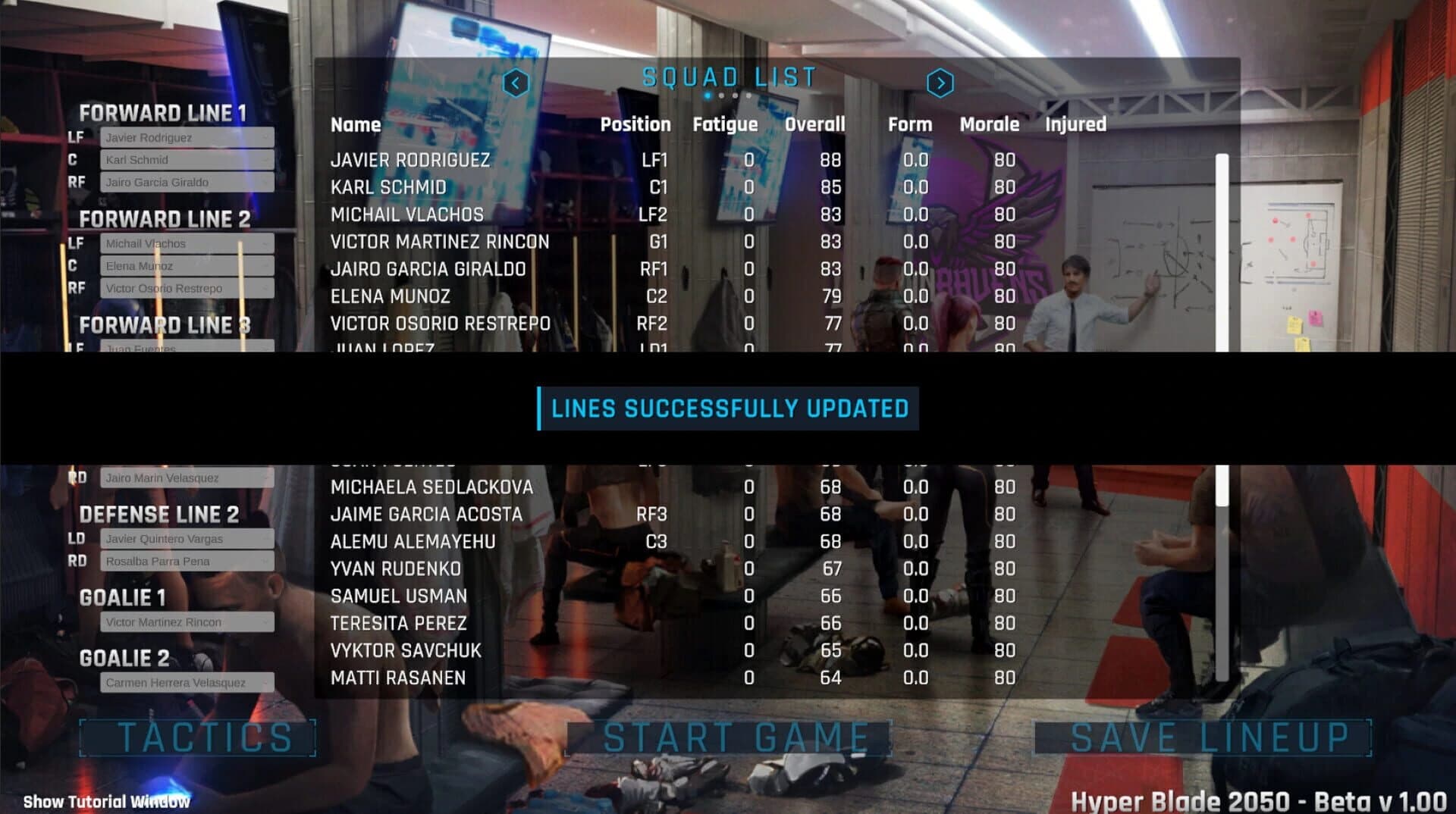 HyperBlade 2050: Dystopian Sports Manager screenshot 2
