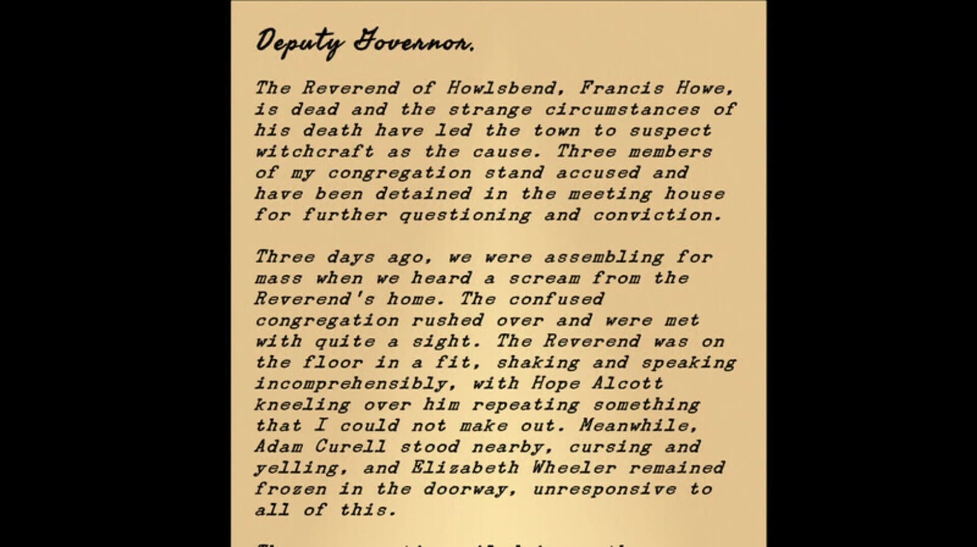 Hysteria in Howlsbend screenshot 1