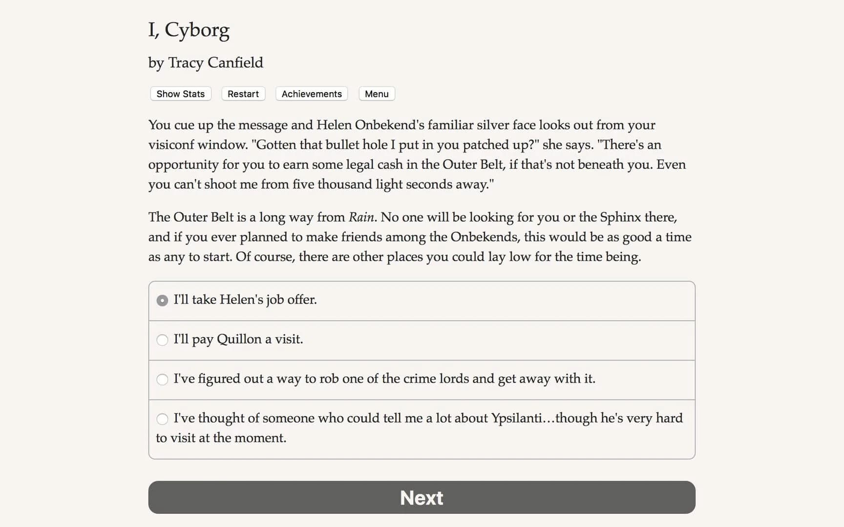 I, Cyborg screenshot 2