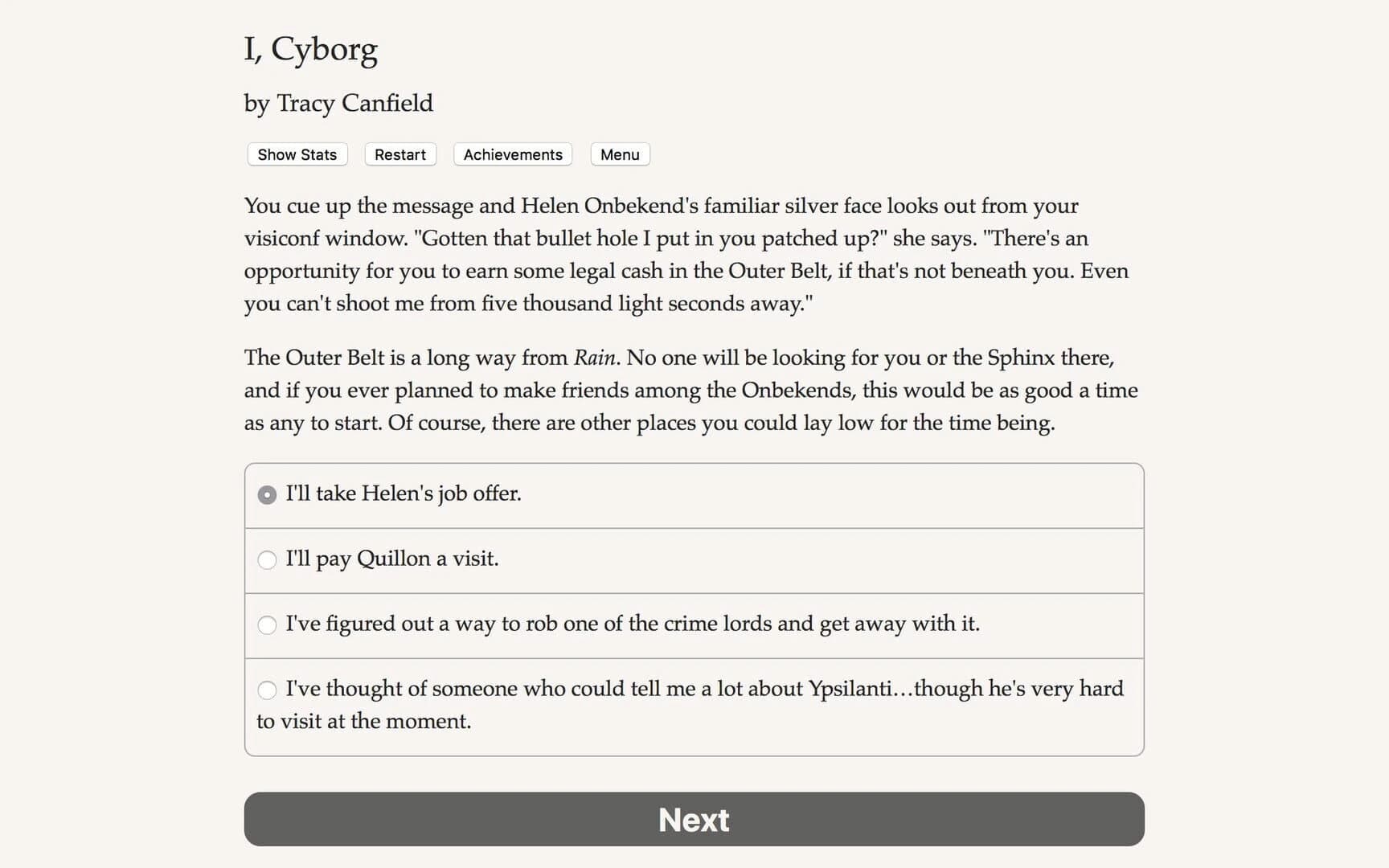 I, Cyborg screenshot 2