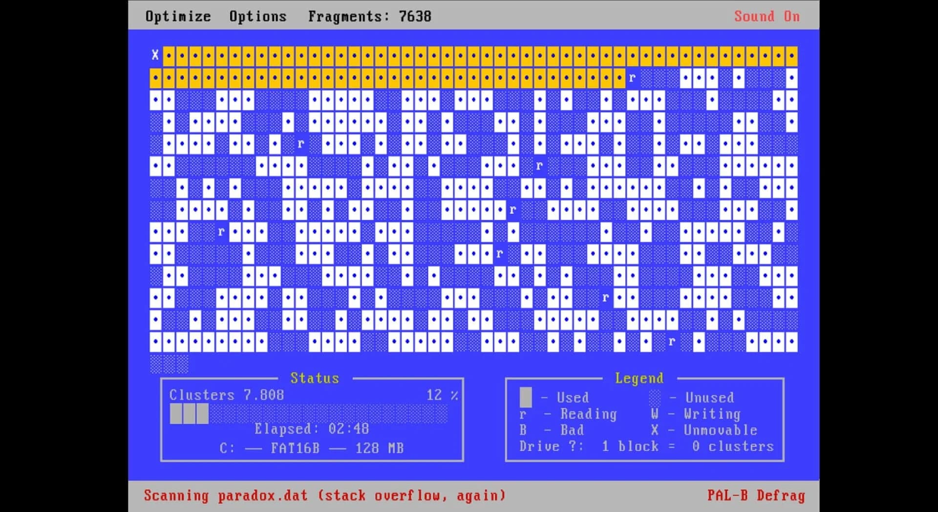 Idle Defragmenter 95 screenshot 2