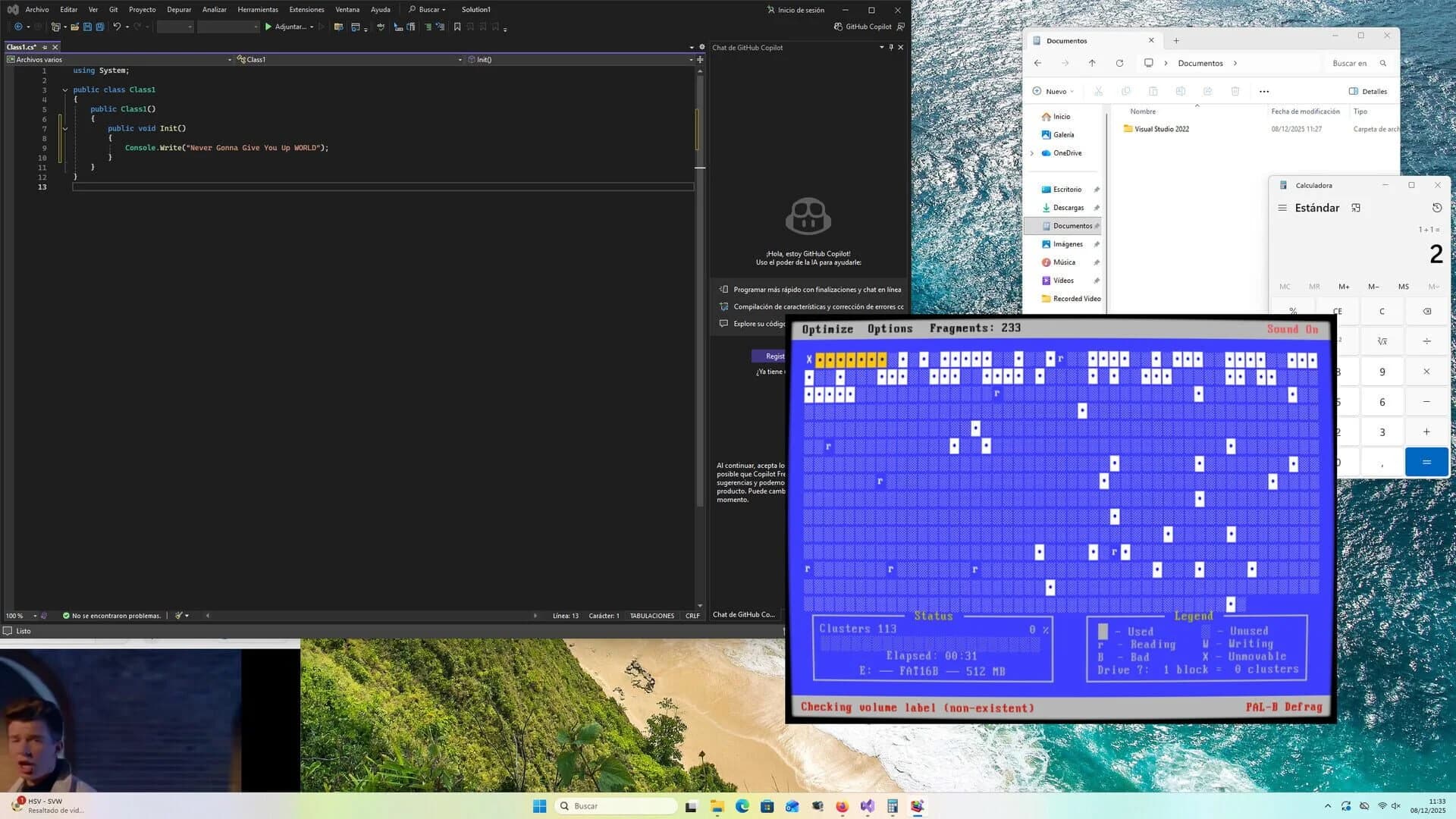 Idle Defragmenter 95 screenshot 1