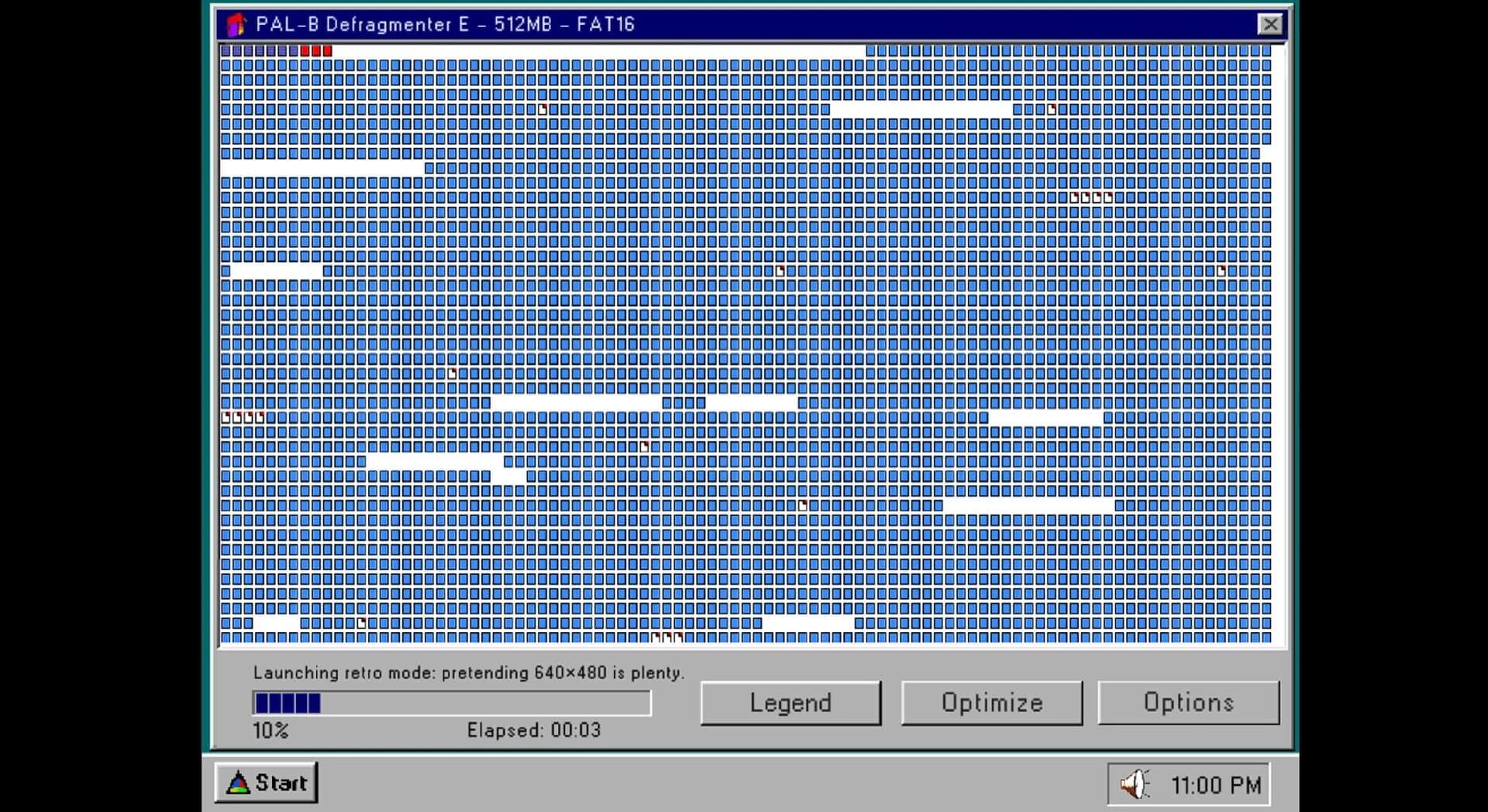 Idle Defragmenter 95 screenshot 4