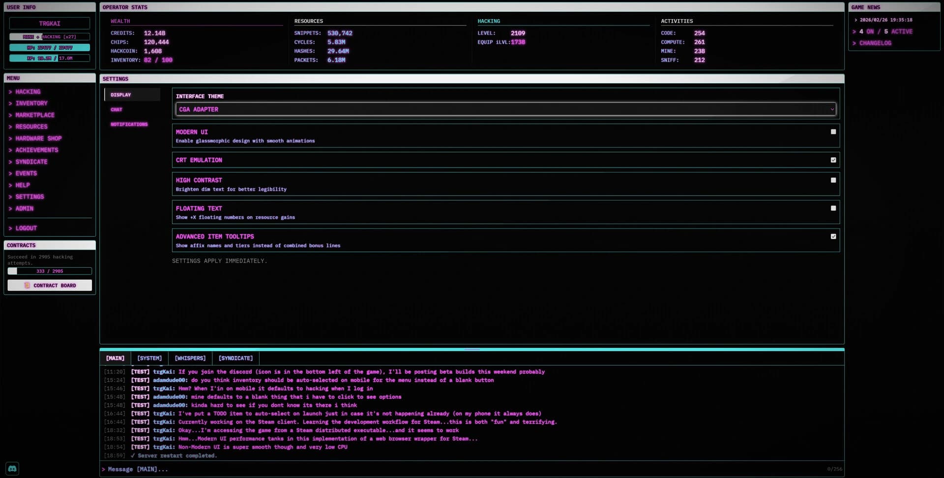 Idle Hacking: An Inaction RPG screenshot 6