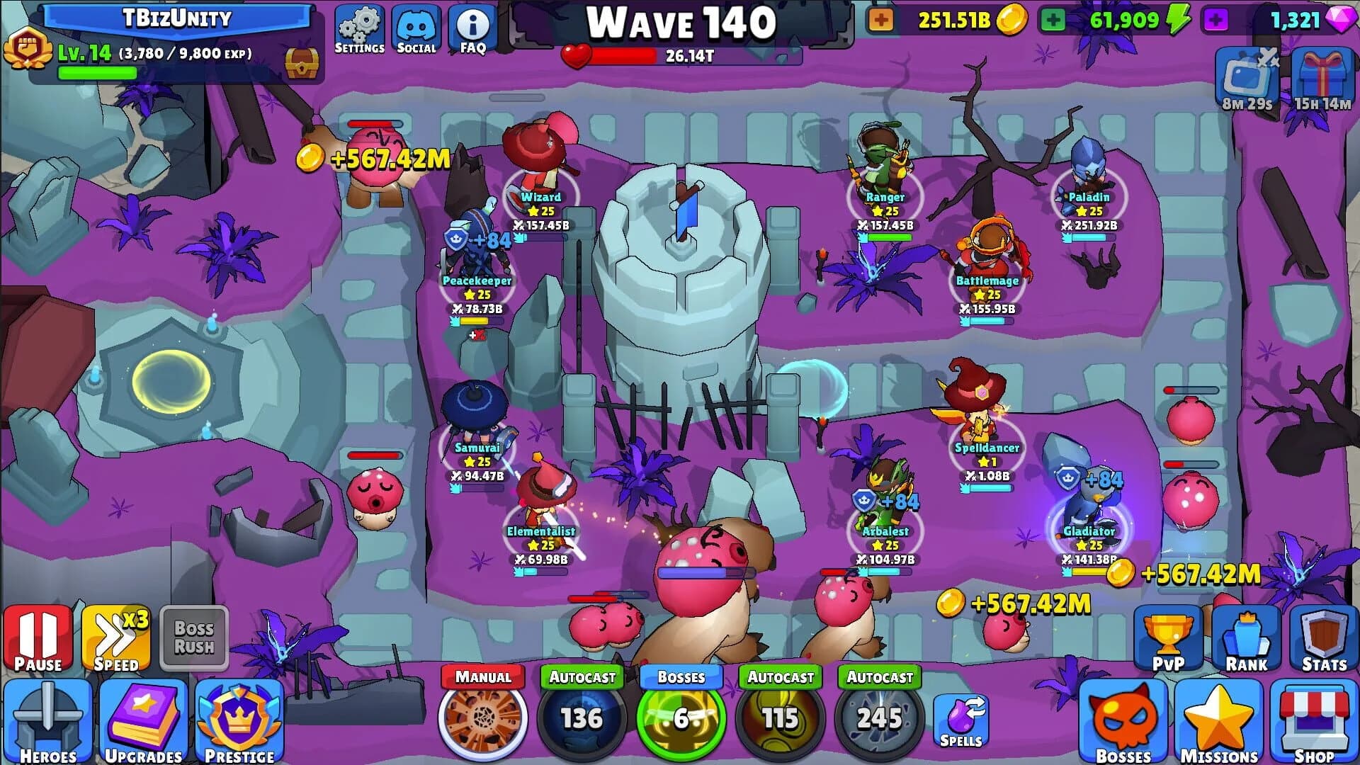 Idle Hero TD screenshot 4