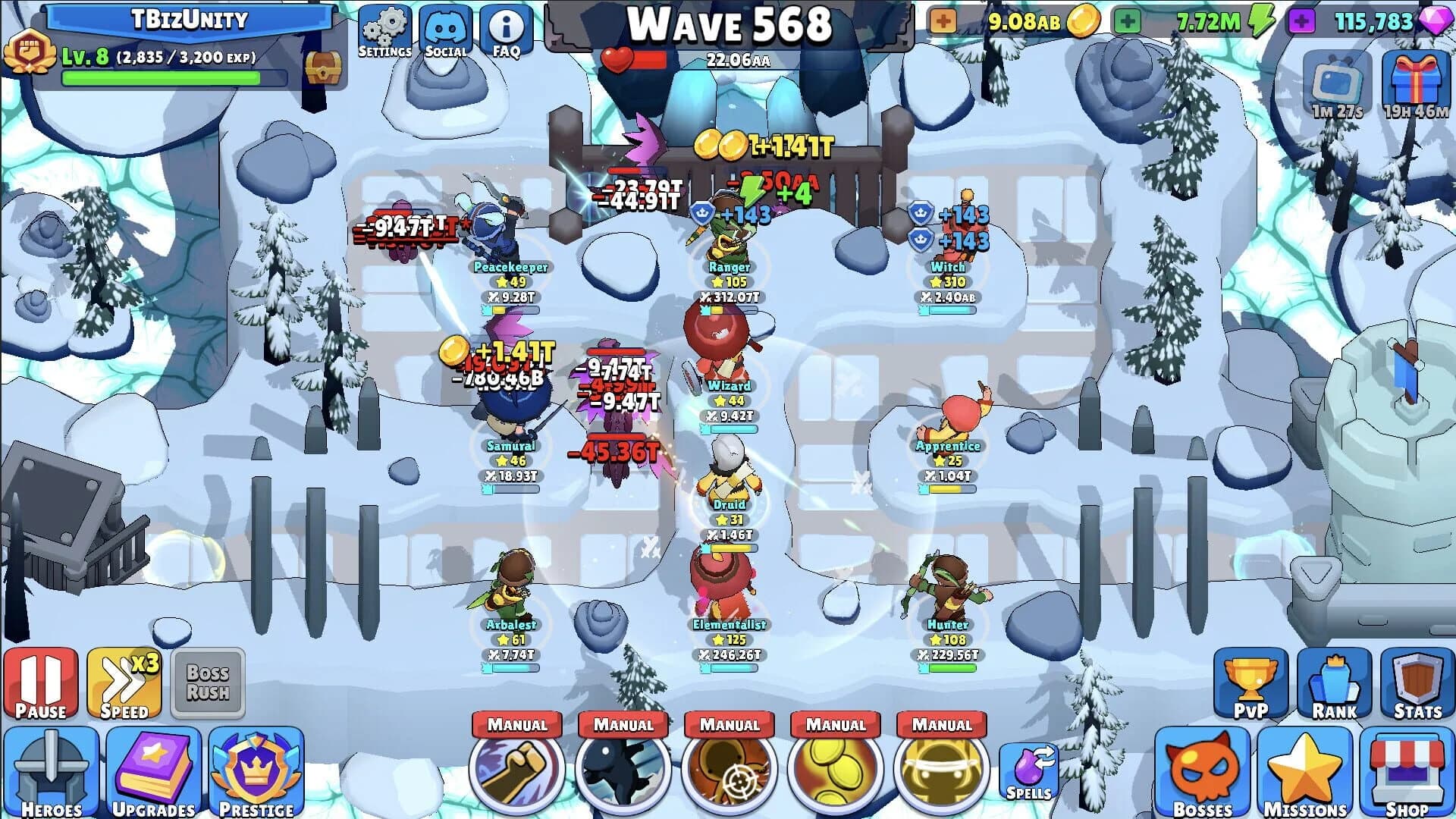 Idle Hero TD screenshot 2