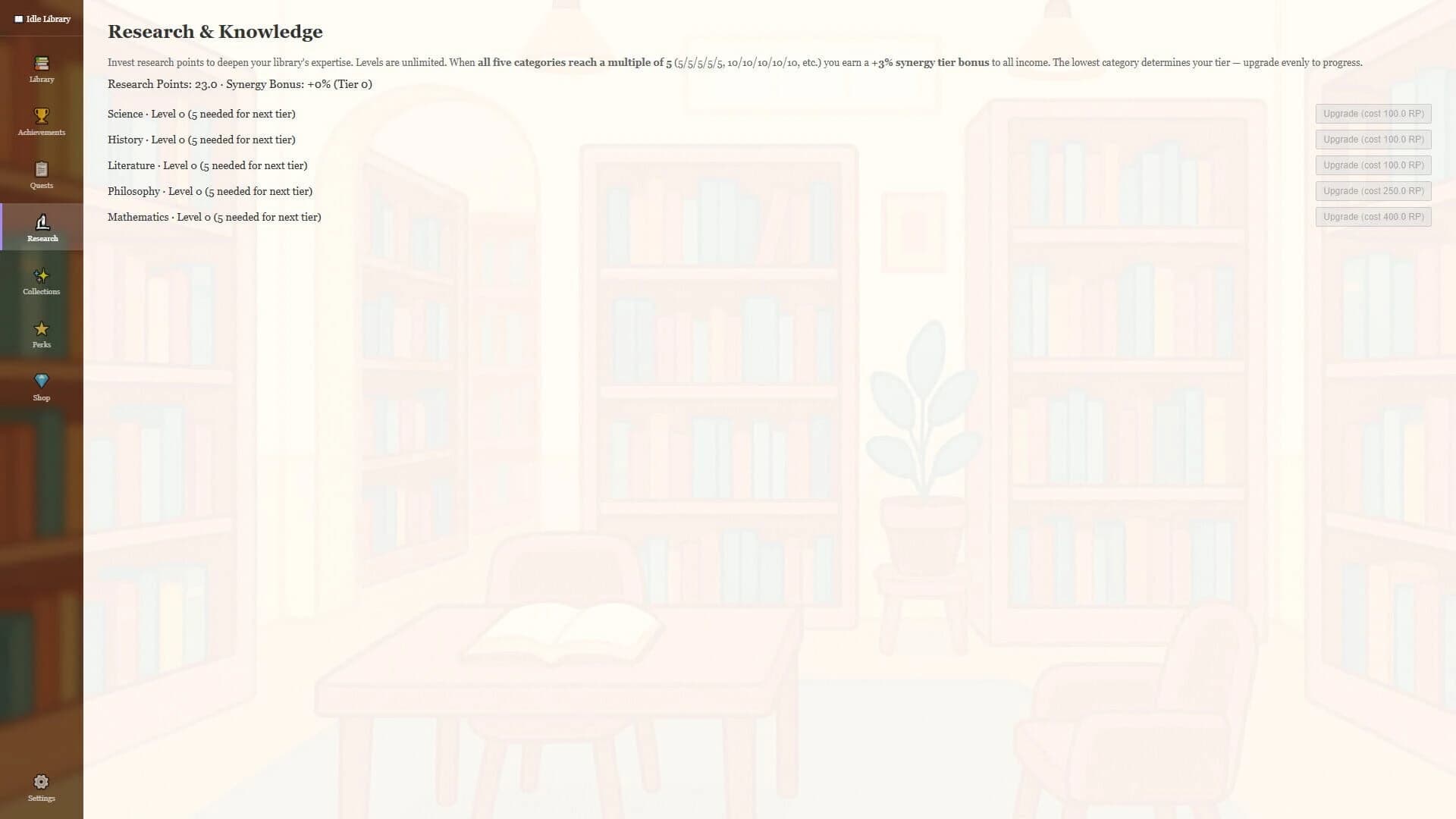 Idle Library screenshot 4