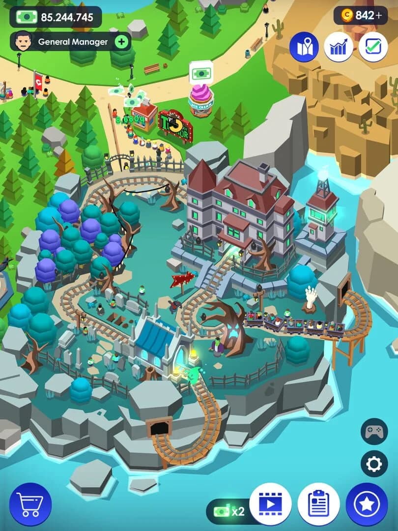 Idle Theme Park Tycoon screenshot 2