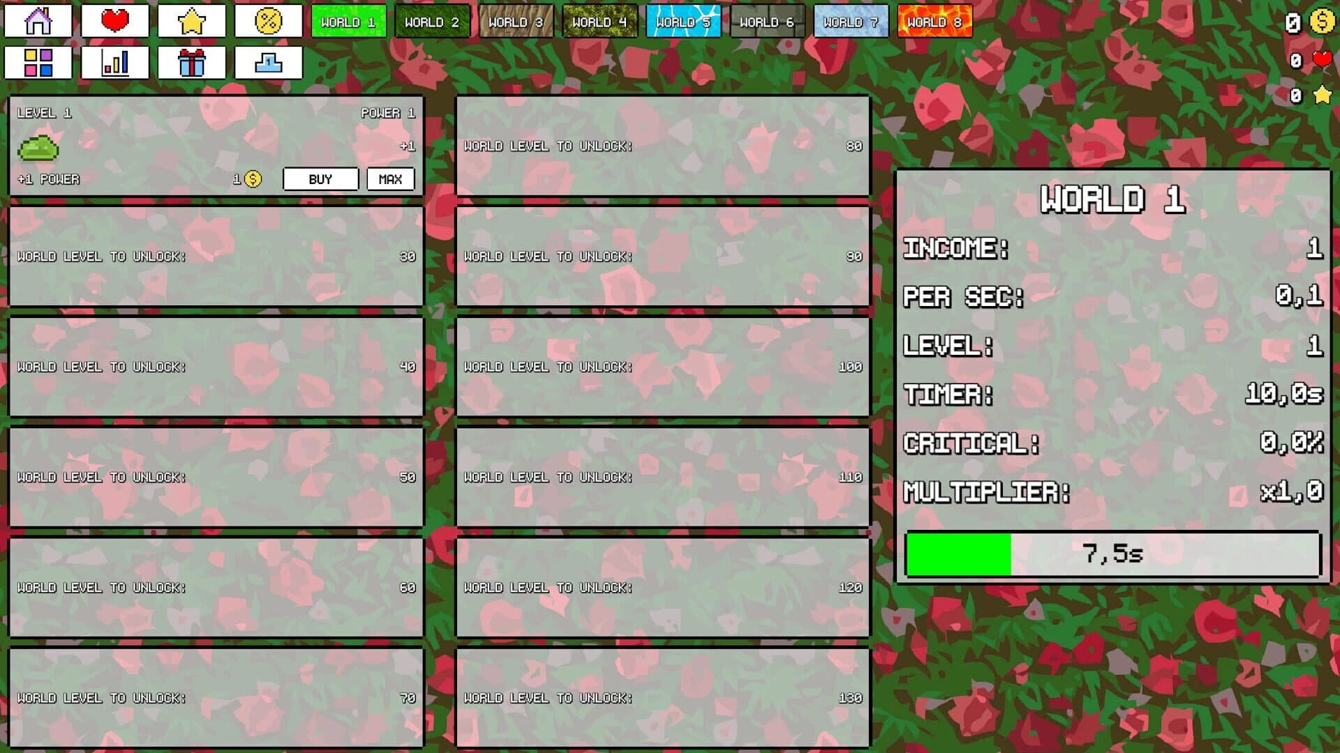 Idle Worlds screenshot 1