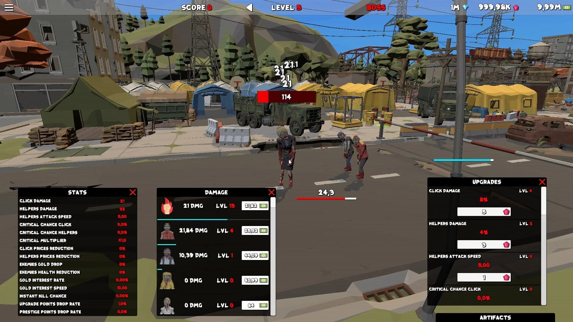 Idle Zombies Clicker screenshot 5