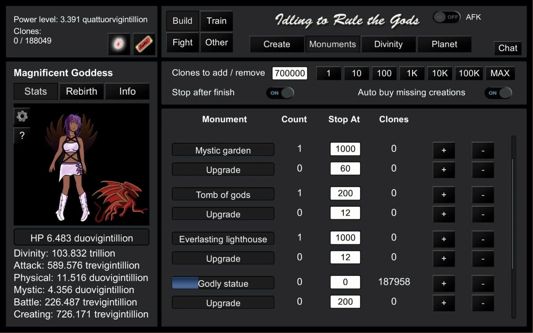 Idling to Rule the Gods screenshot 4