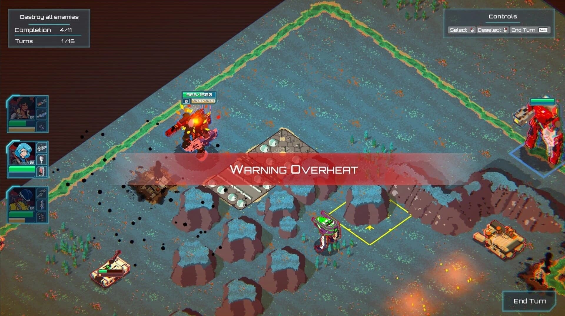 Ignited Steel: Mech Tactics screenshot 4