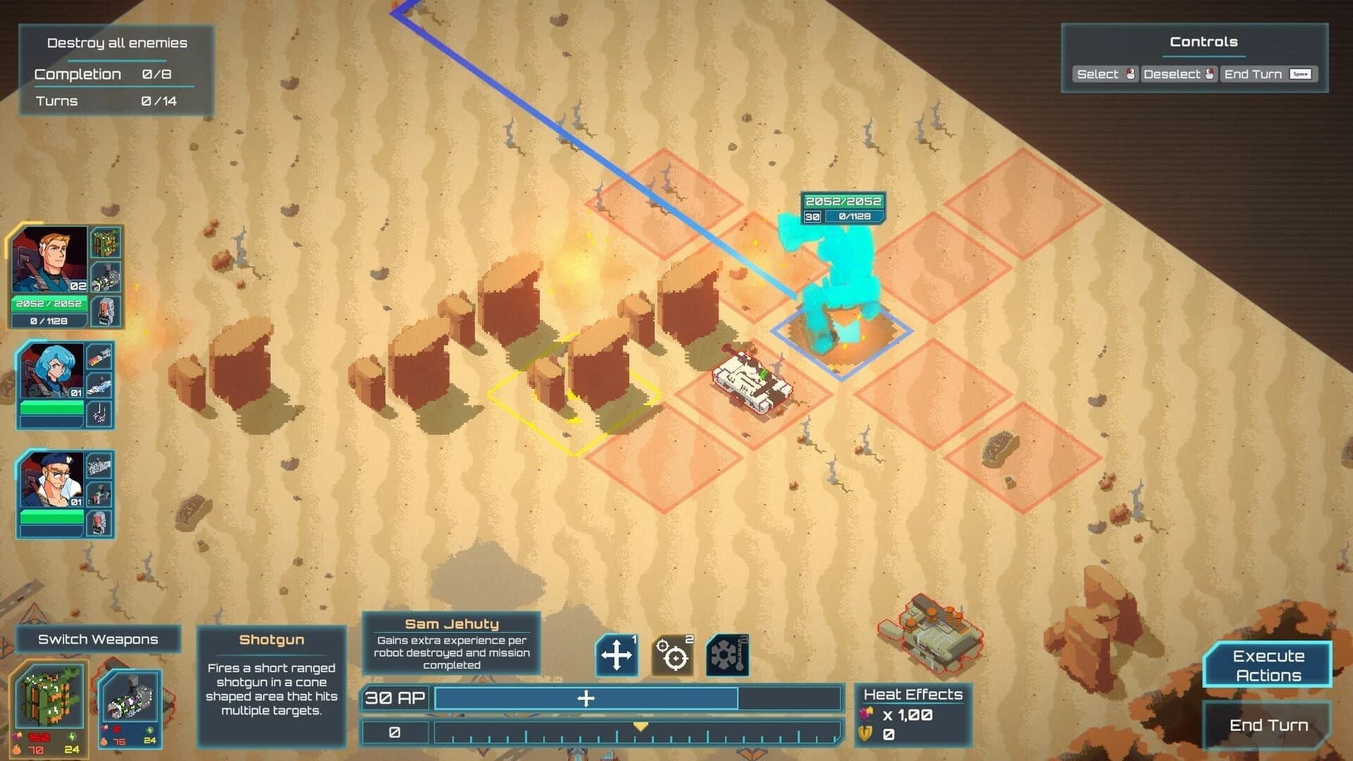 Ignited Steel: Mech Tactics screenshot 3