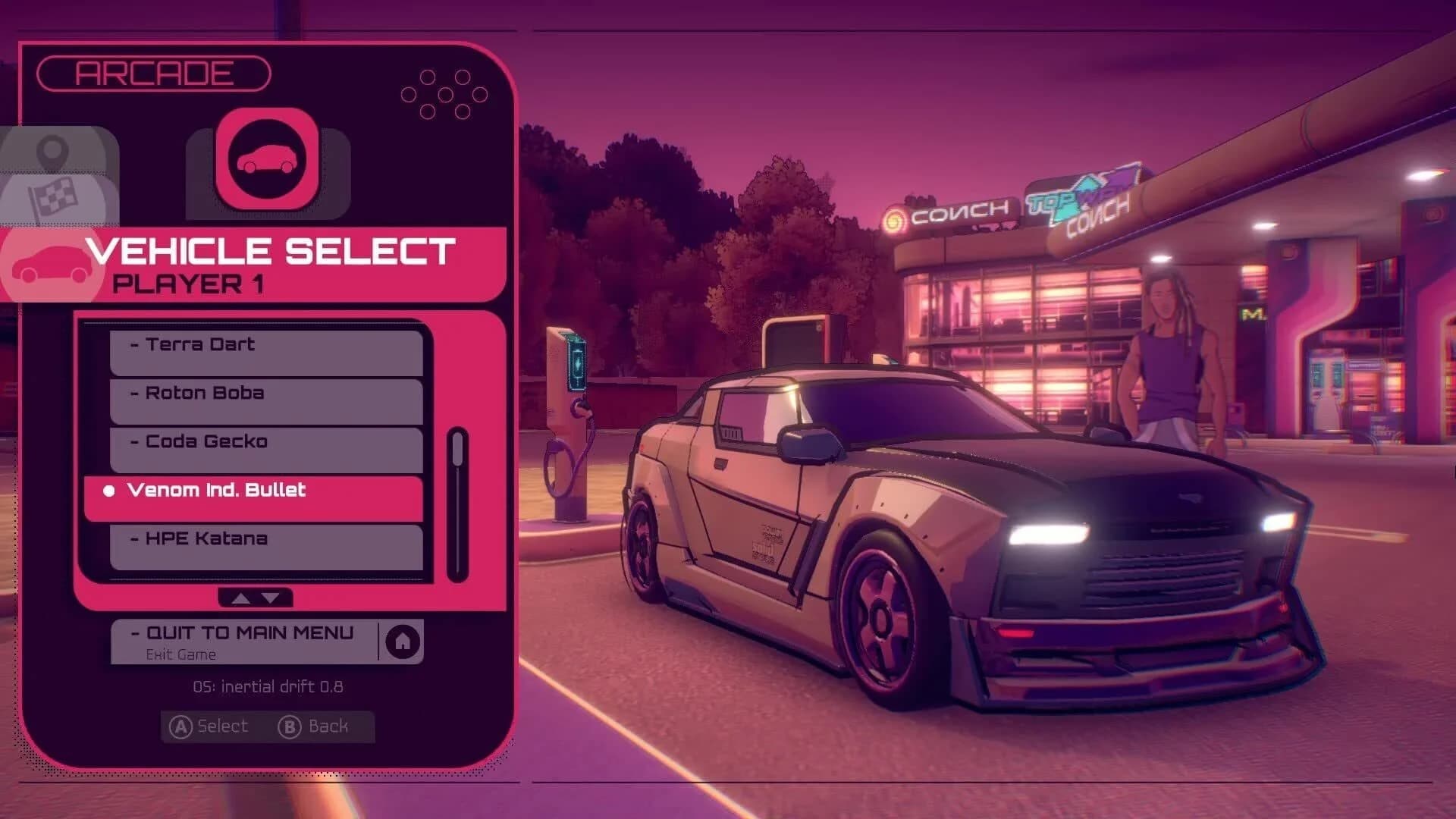 Inertial Drift: Twilight Rivals Edition screenshot 3