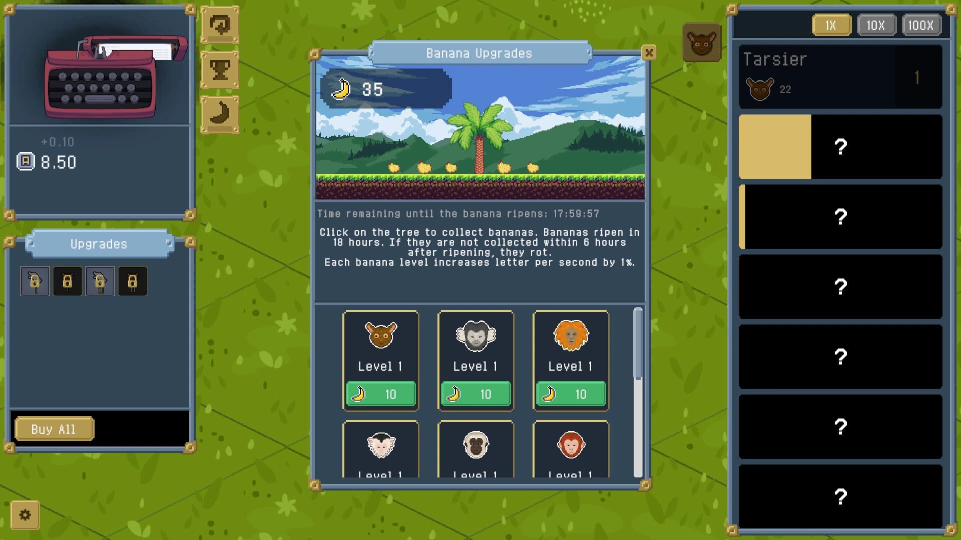 Infinite Monkey Clicker screenshot 2