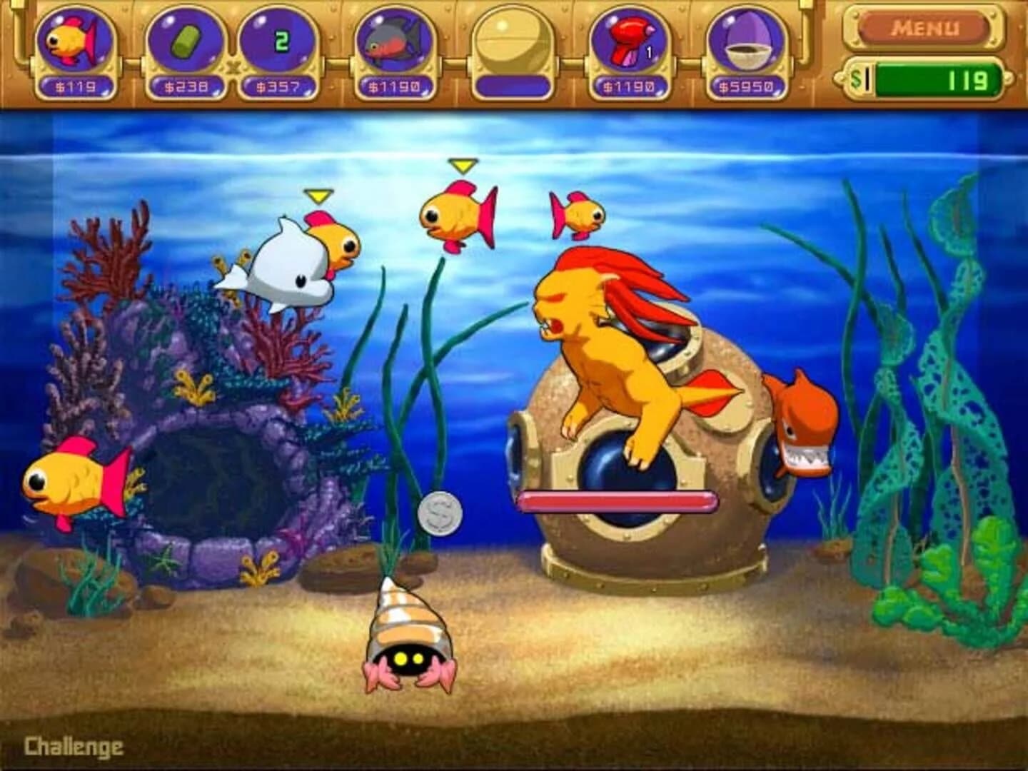 Insaniquarium! Deluxe screenshot 2