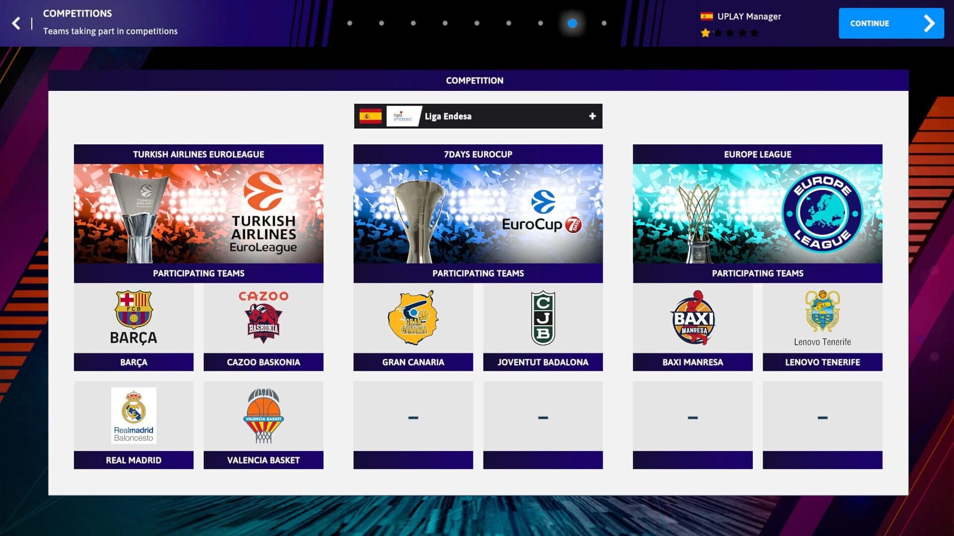 International Basketball Manager 23 screenshot 1