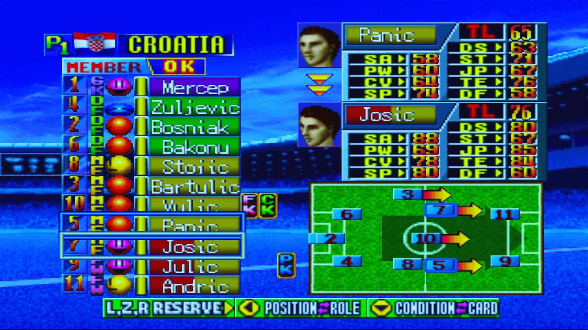 International Superstar Soccer 64 screenshot 2