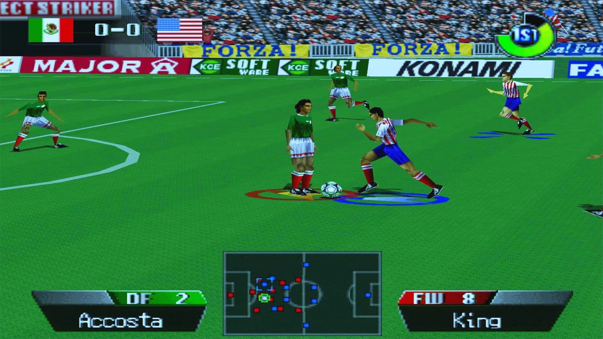 International Superstar Soccer 64 screenshot 1