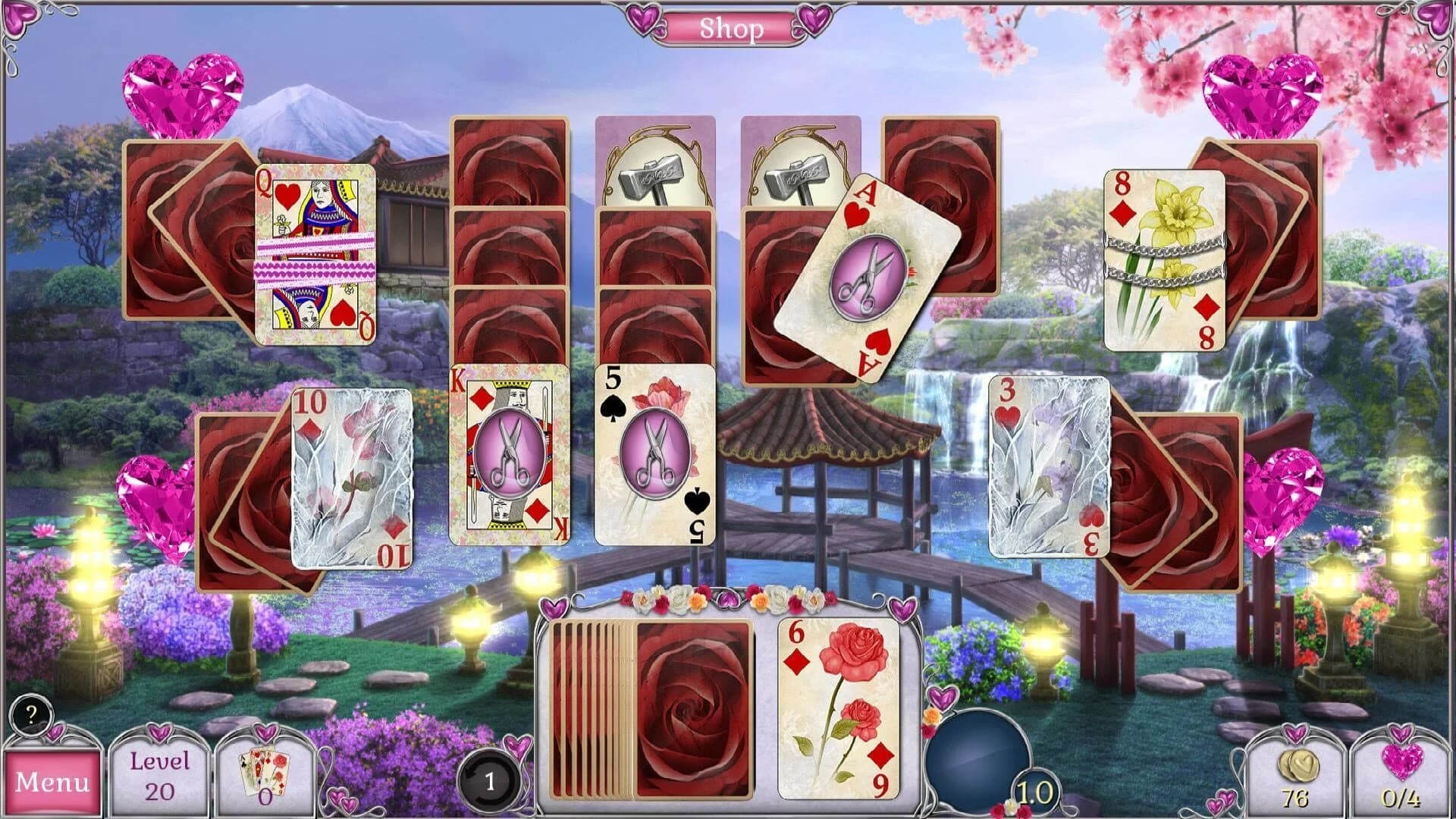 Jewel Match Solitaire L'Amour screenshot 1