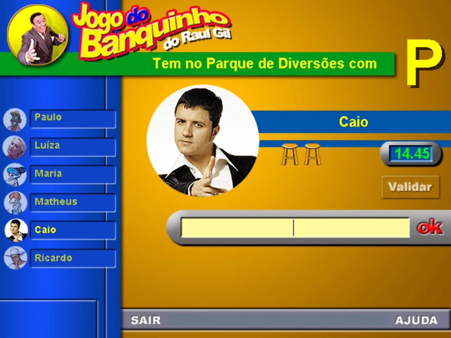 Jogo do Banquinho do Raul Gil screenshot 1