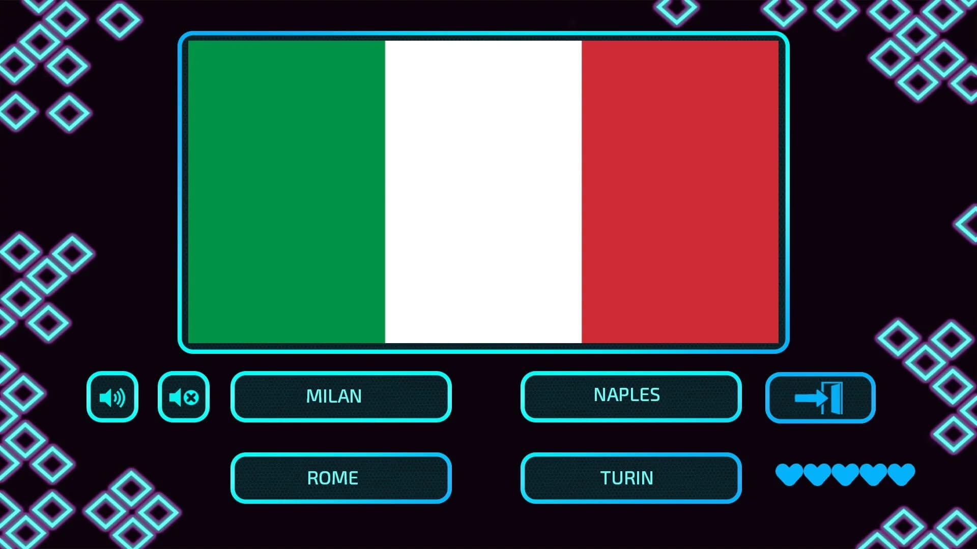 JQ: countries screenshot 1