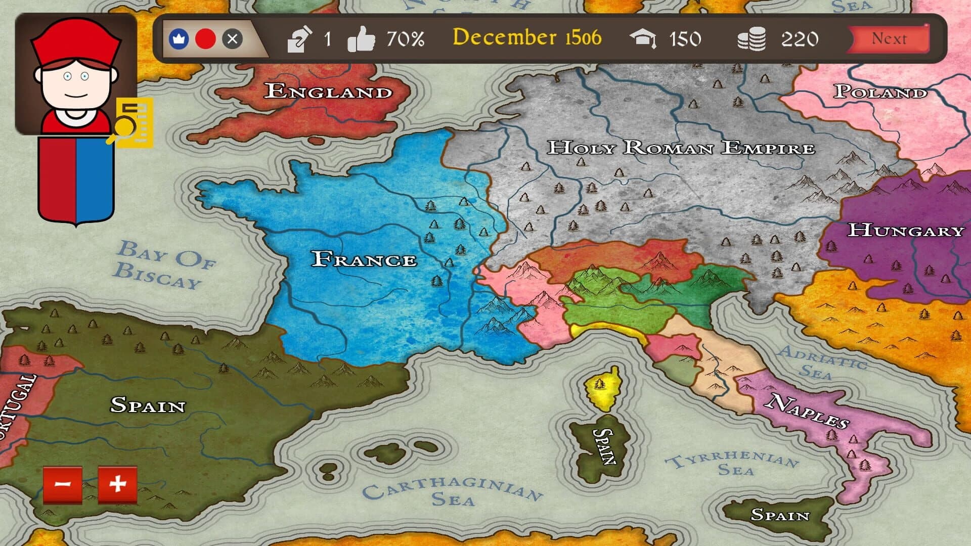 Just Power: The Papal States screenshot 2