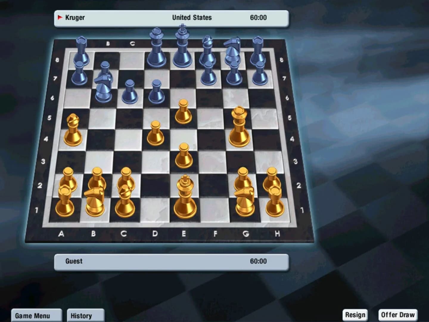 Kasparov Chessmate screenshot 1