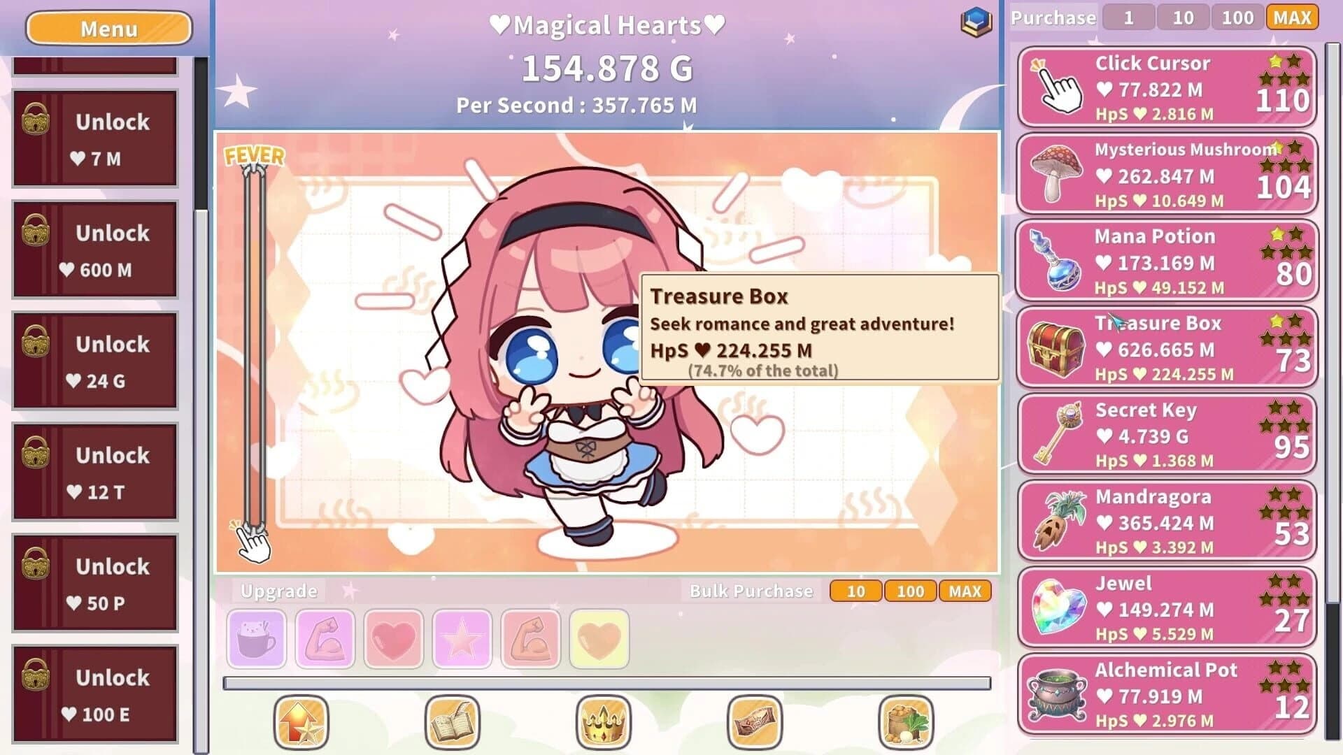 Kawaii Clicker Reborn screenshot 2