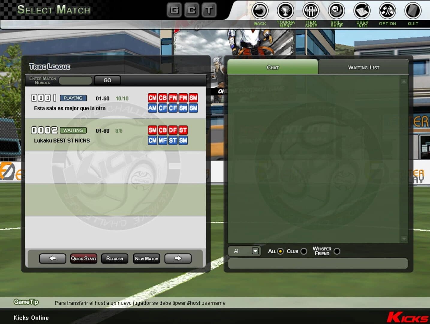 Kicks Online screenshot 5