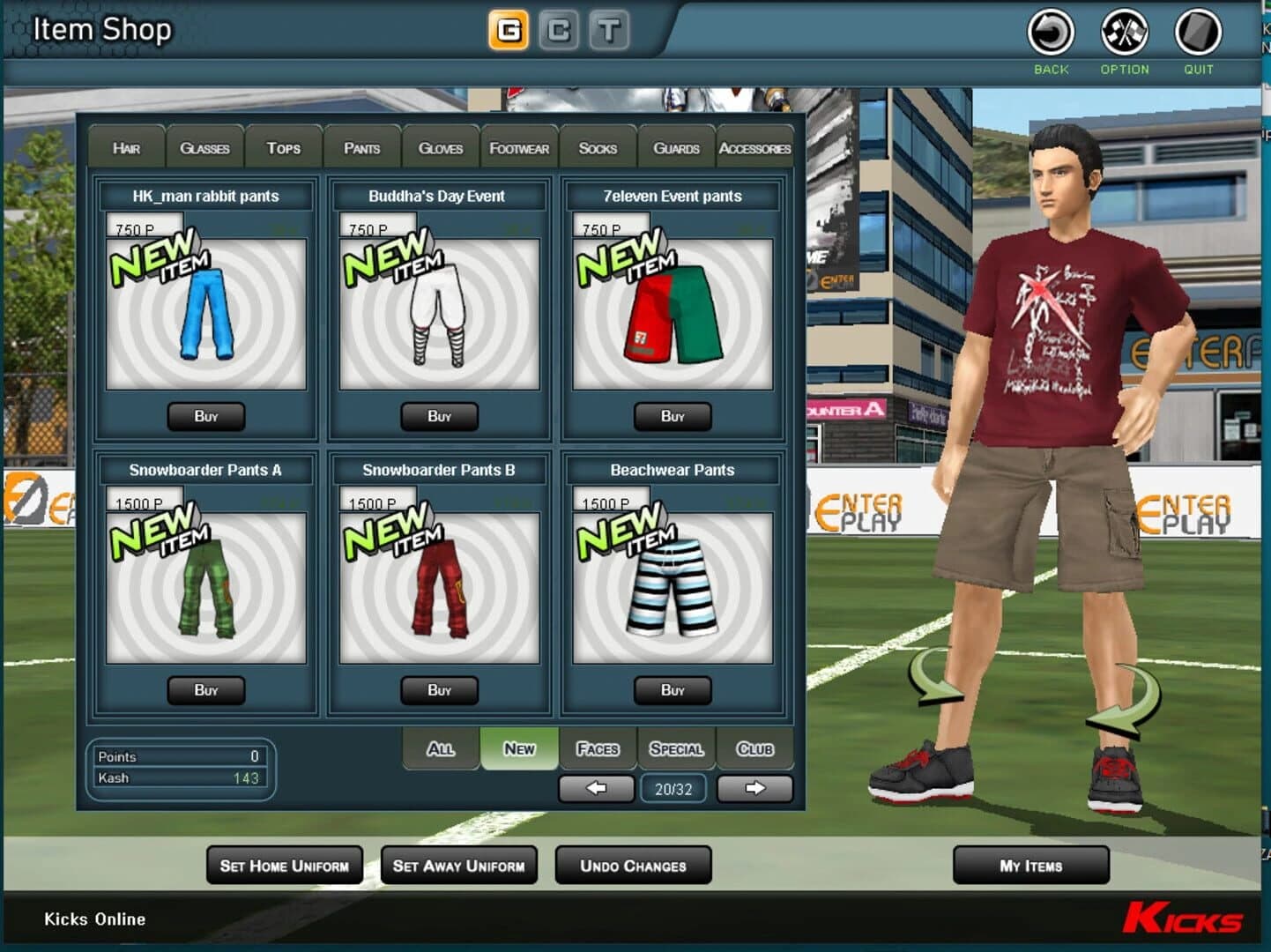 Kicks Online screenshot 2