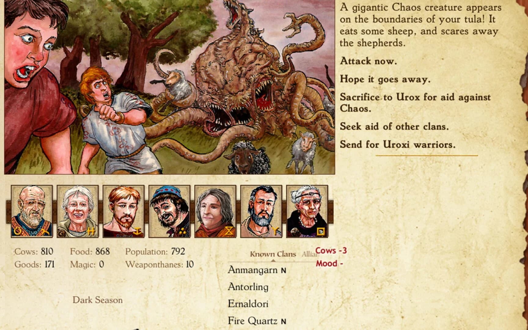 King of Dragon Pass screenshot 5