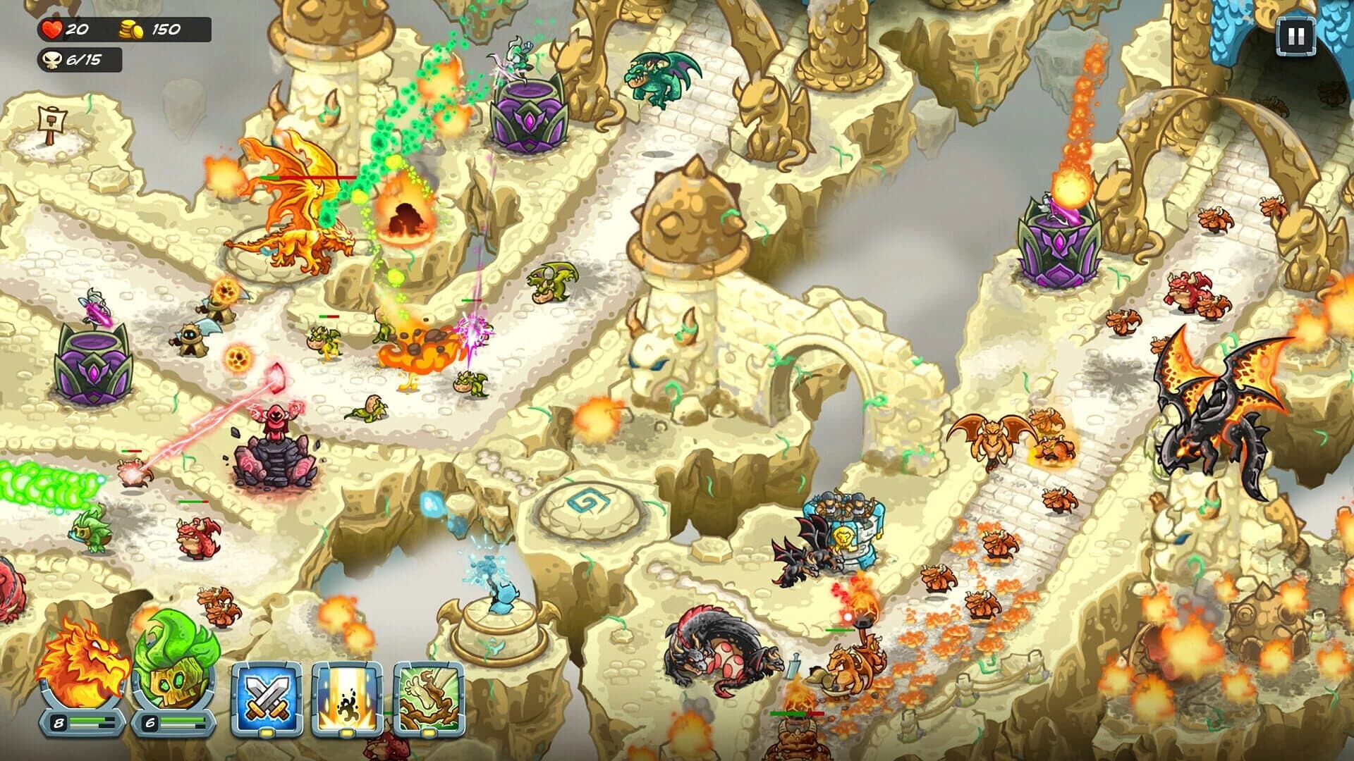 Kingdom Rush 5: Alliance TD - Dragon Wars screenshot 2