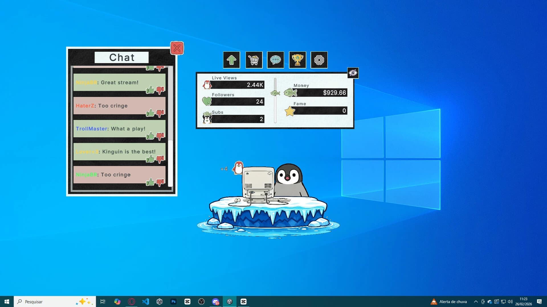Kinguin: Become a Streaming Legend screenshot 5
