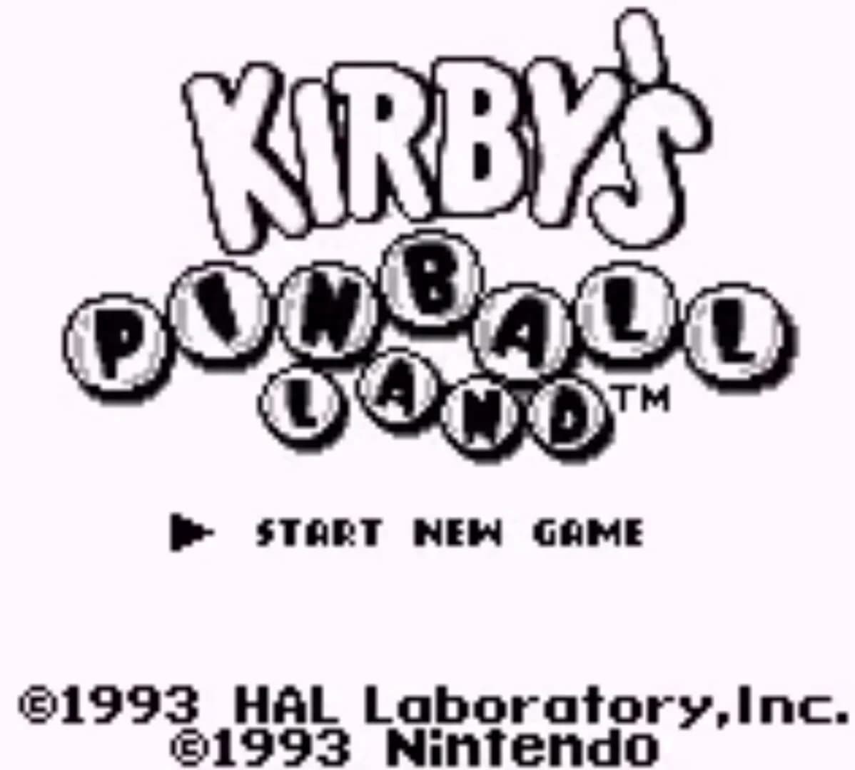 Kirby's Pinball Land screenshot 1