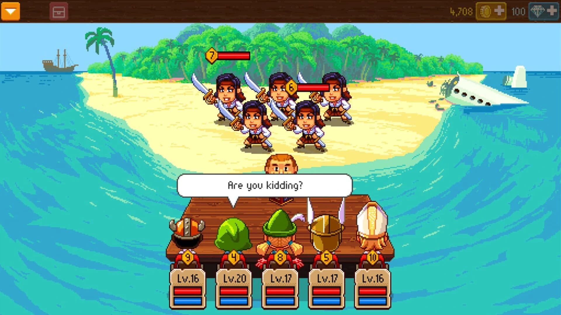 Knights of Pen and Paper 2: Free Edition screenshot 2