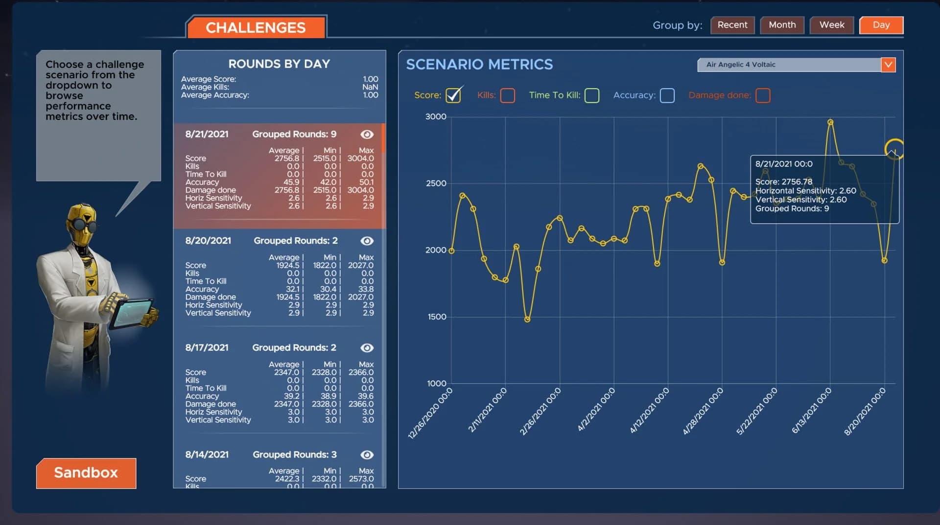 KovaaK's Aim Trainer screenshot 1