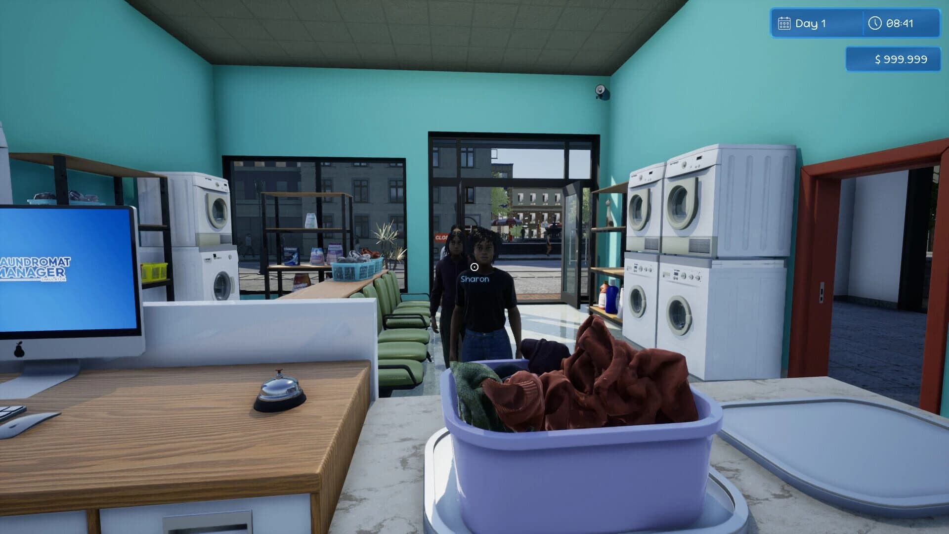 Laundromat Manager Simulator screenshot 2