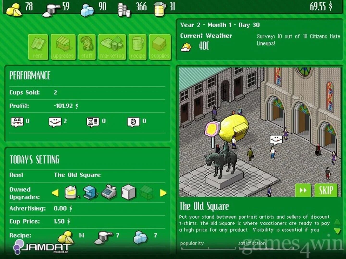 Lemonade Tycoon screenshot 4