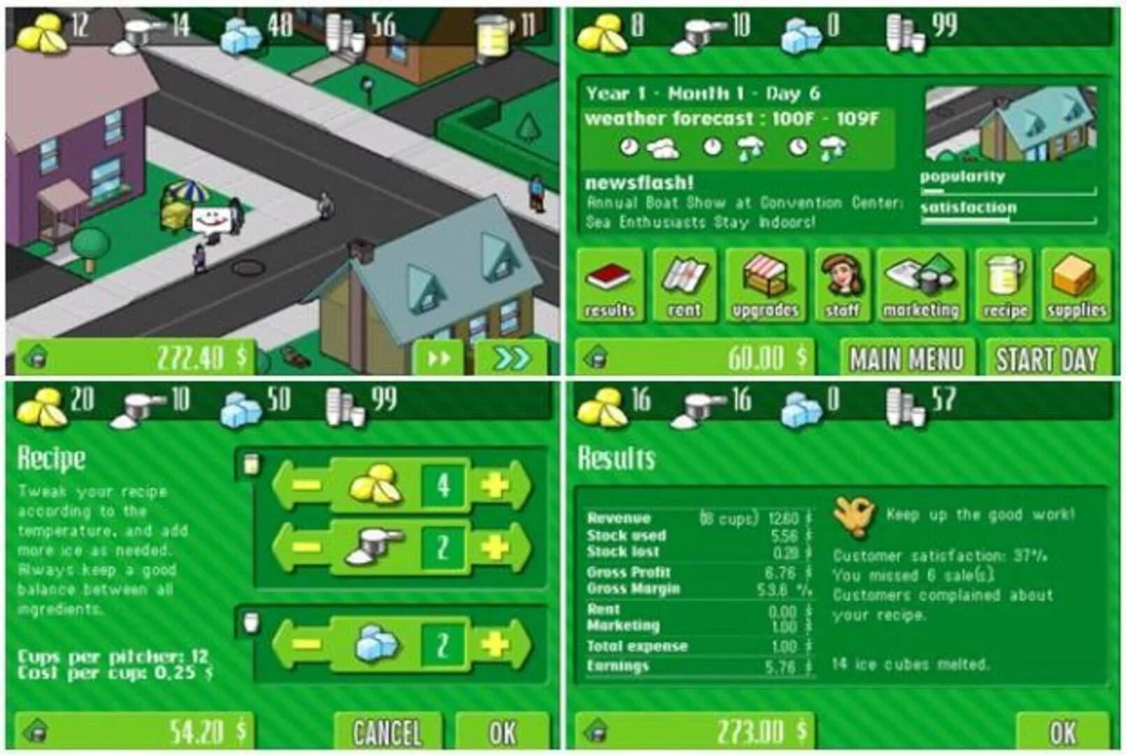 Lemonade Tycoon screenshot 3