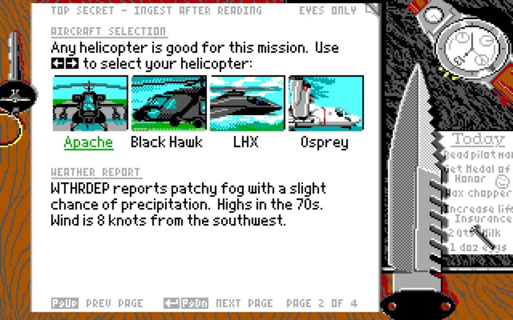 LHX: Attack Chopper screenshot 3