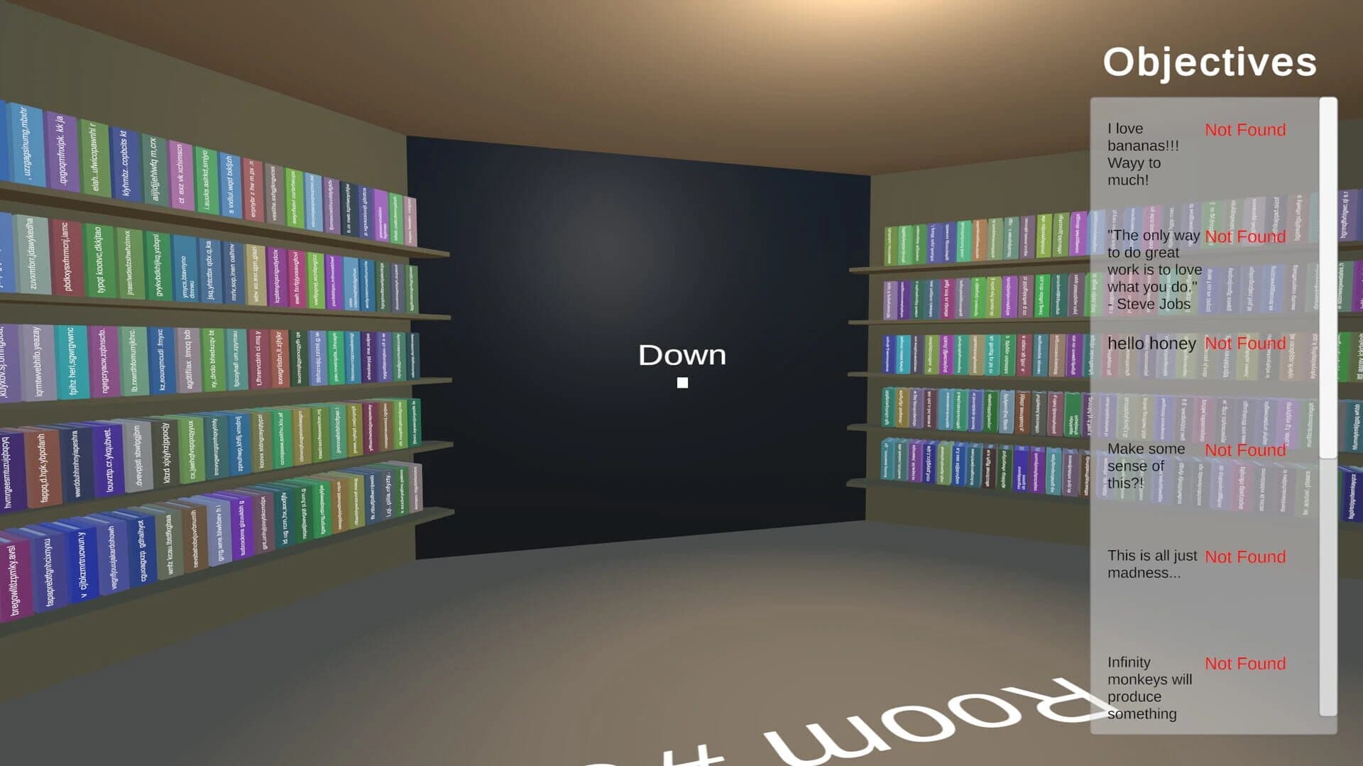 Library of Babel screenshot 2