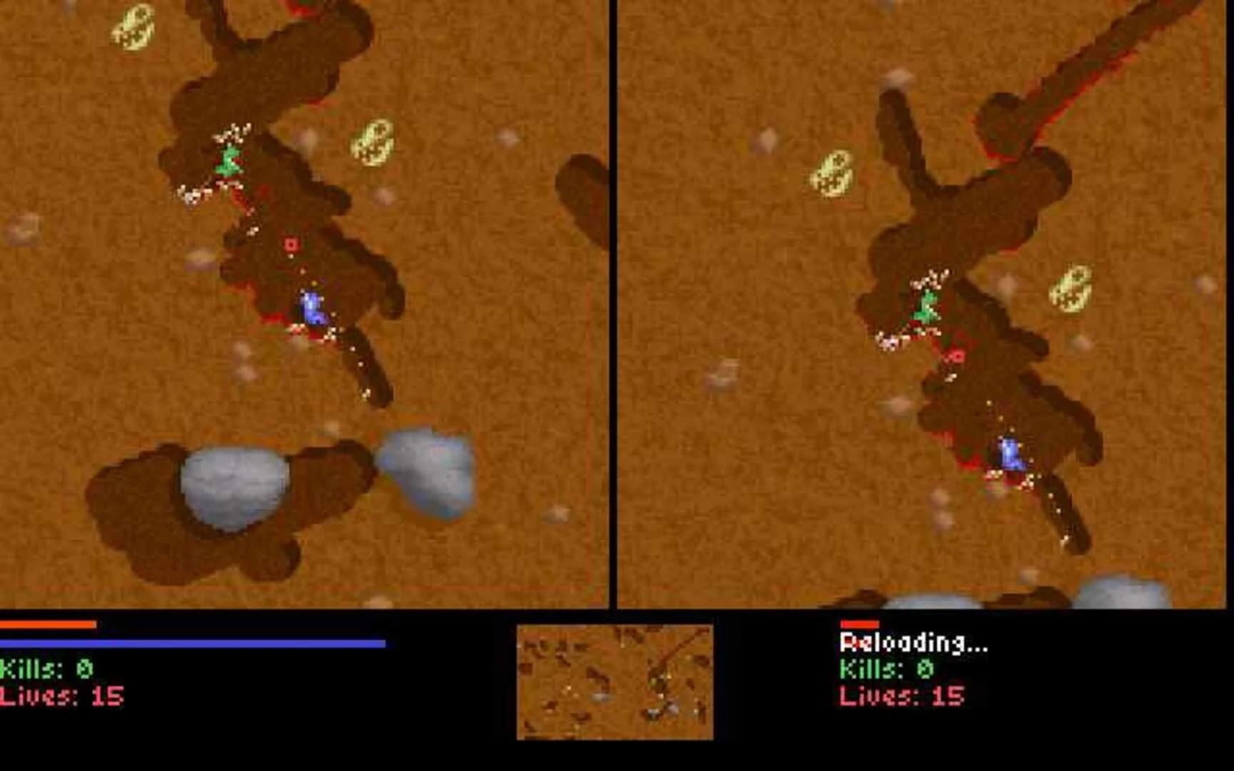 Liero screenshot 1